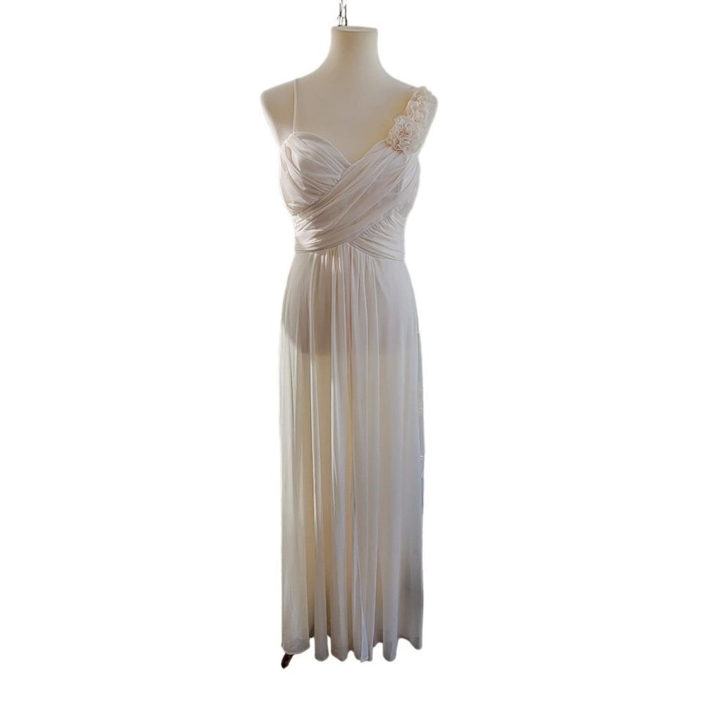 Elegant Cream Wedding Dress Vintage Cindy Collection Ivory Size Large - Picture 2 of 14